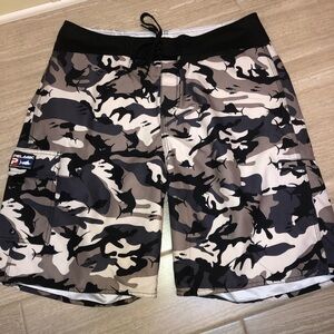 Pelagic Fish Camo Board Shorts size 36
